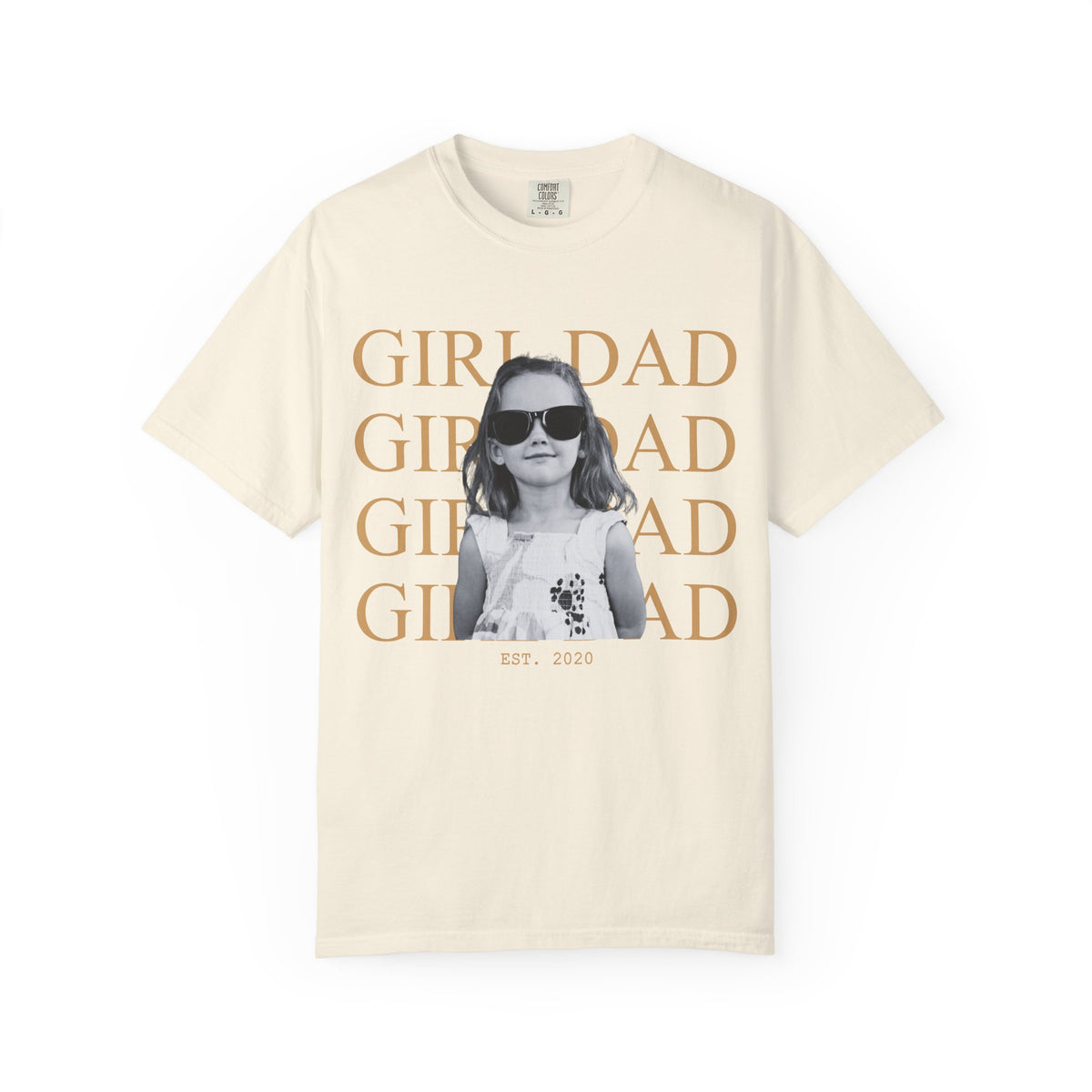 Custom Dad Vintage Photo Shirt Comfort Color T-shirt
