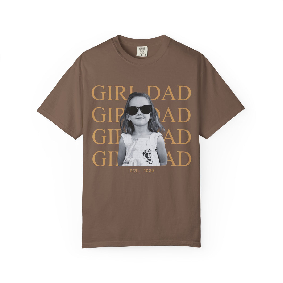 Custom Dad Vintage Photo Shirt Comfort Color T-shirt