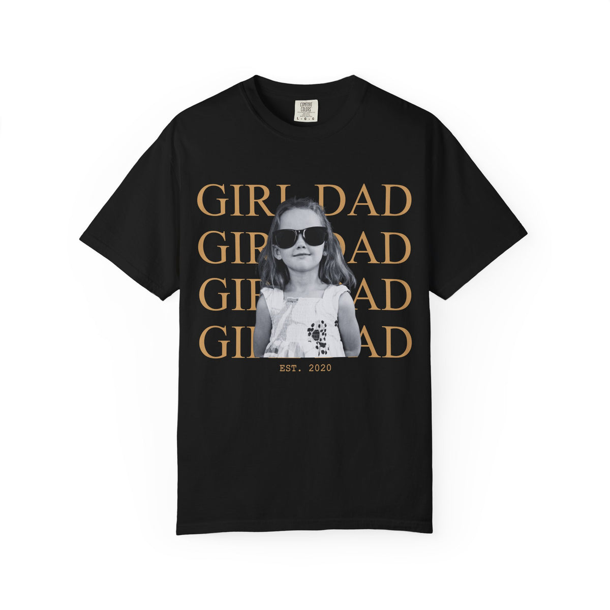 Custom Dad Vintage Photo Shirt Comfort Color T-shirt